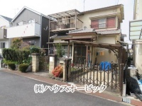 城陽市 寺田今橋 土地（建築条件なし・土地38.66坪・古家付土地）