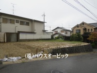 城陽市 寺田大谷 土地（建築条件なし・角地・土地54坪・更地）