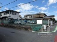 久世郡久御山町栄１丁目売土地（建築条件なし・南東角地・土地65.56坪・更地）